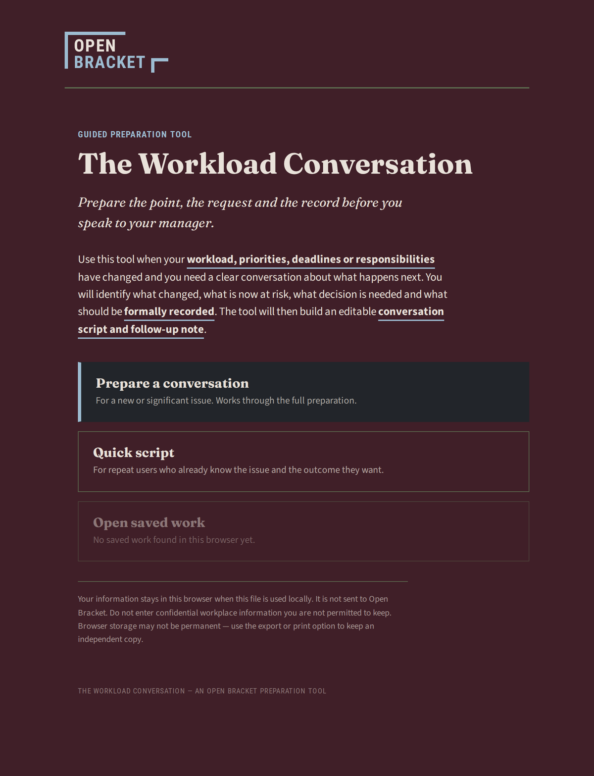 The Workload Conversation - Turn an unmanageable workload into a clear priorities conversation with your manager.
