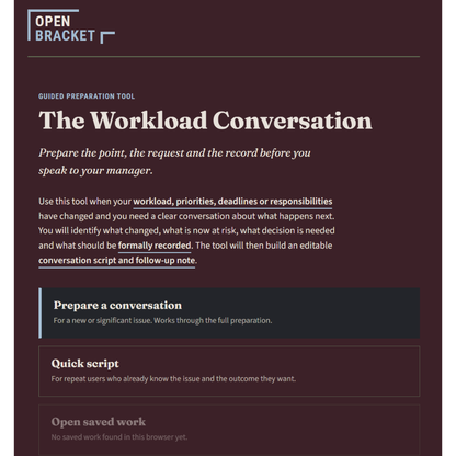 The Workload Conversation - Turn an unmanageable workload into a clear priorities conversation with your manager.